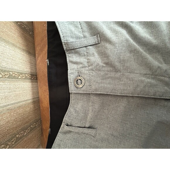 Volcom Shorts mens 28 gray 4 way Stretch zipper pocket surf and turf swim - Picture 7 of 12